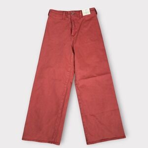 Sailor Wide Leg Jeans Coral Size 6 Universal Thread Women's High Rise